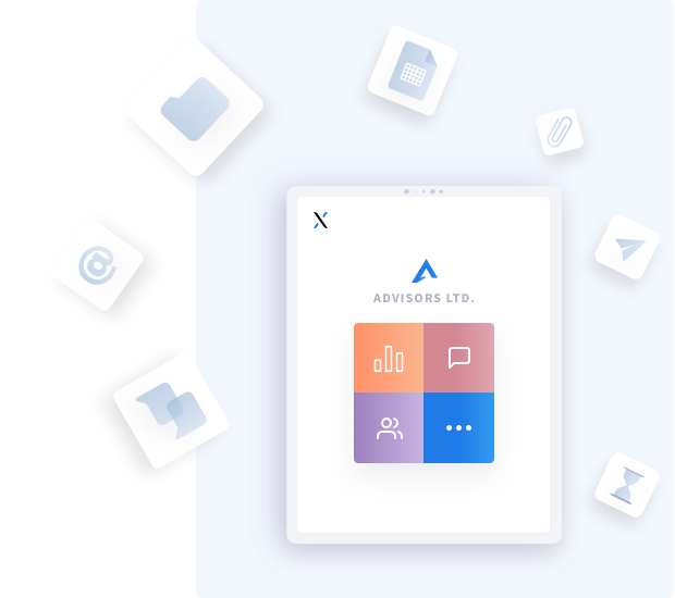 Illustrated HUBX deal workspace